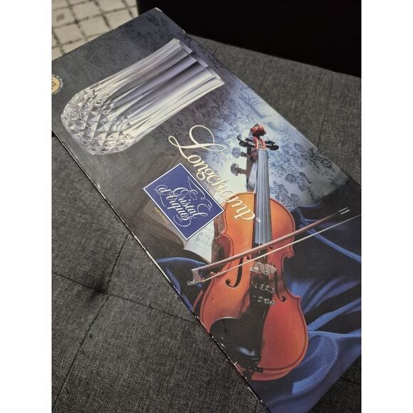 Cristal d'Arques Longchamp 24% Lead Crystal Tumblers Hi-ball Glasses Set Of 4. - Picture 7 of 7